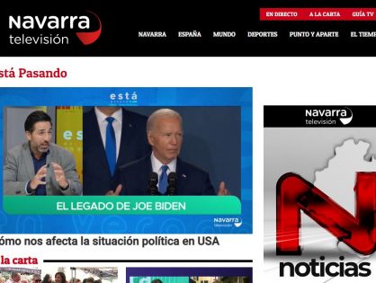 Entrevista en Navarra Televisión sobre las implicaciones de la renuncia de Biden